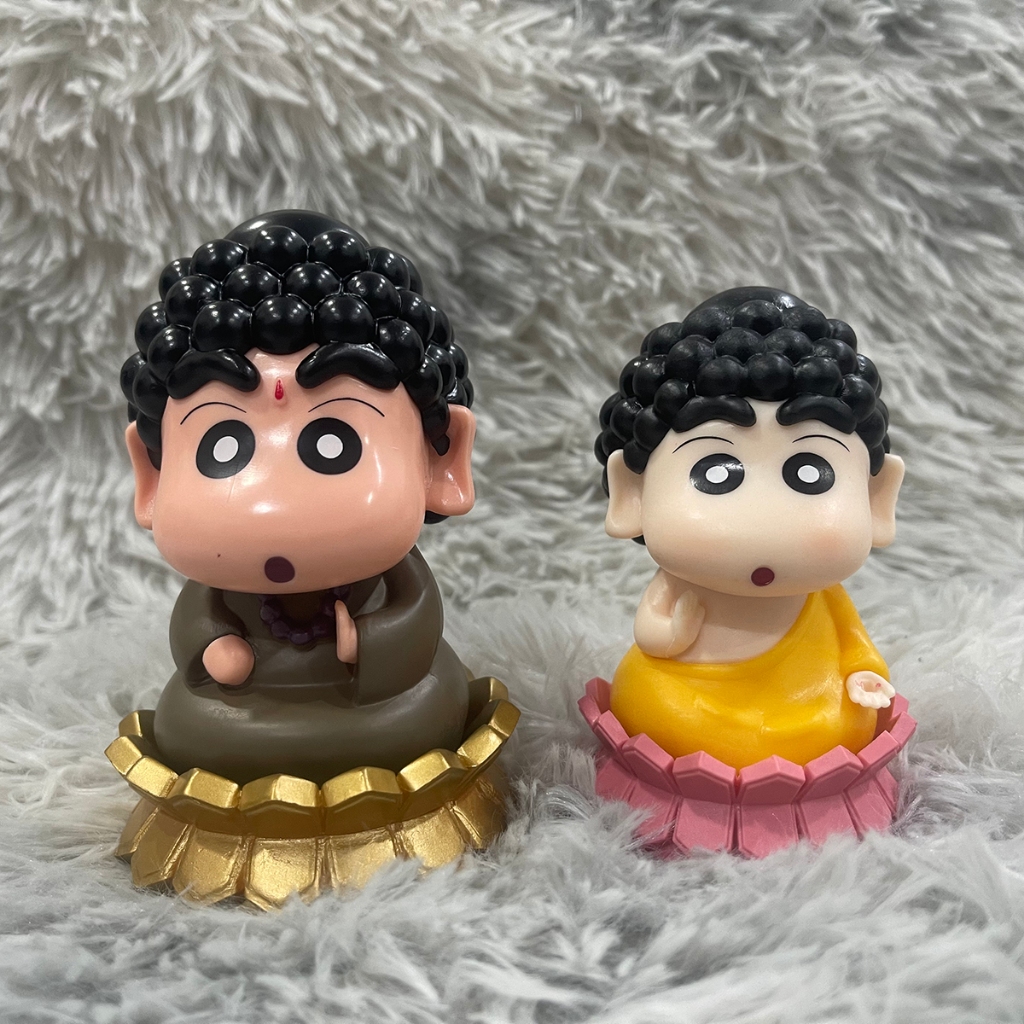 โมเดลฟิกเกอร์ รูปดอกบัว Eula Crayon Shin-chan Sakyamuni ชินจัง คอสเพลย์ ของเล่นสําหรับเด็กโมเดลรูปขอ