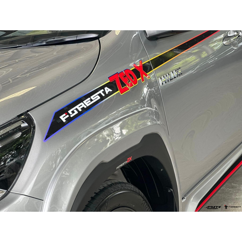 สติ๊กเกอร์คาดรถ รุ่นTOYOTA REVO Z EDITION FORESTA 2020 แบรนด์ Foresta