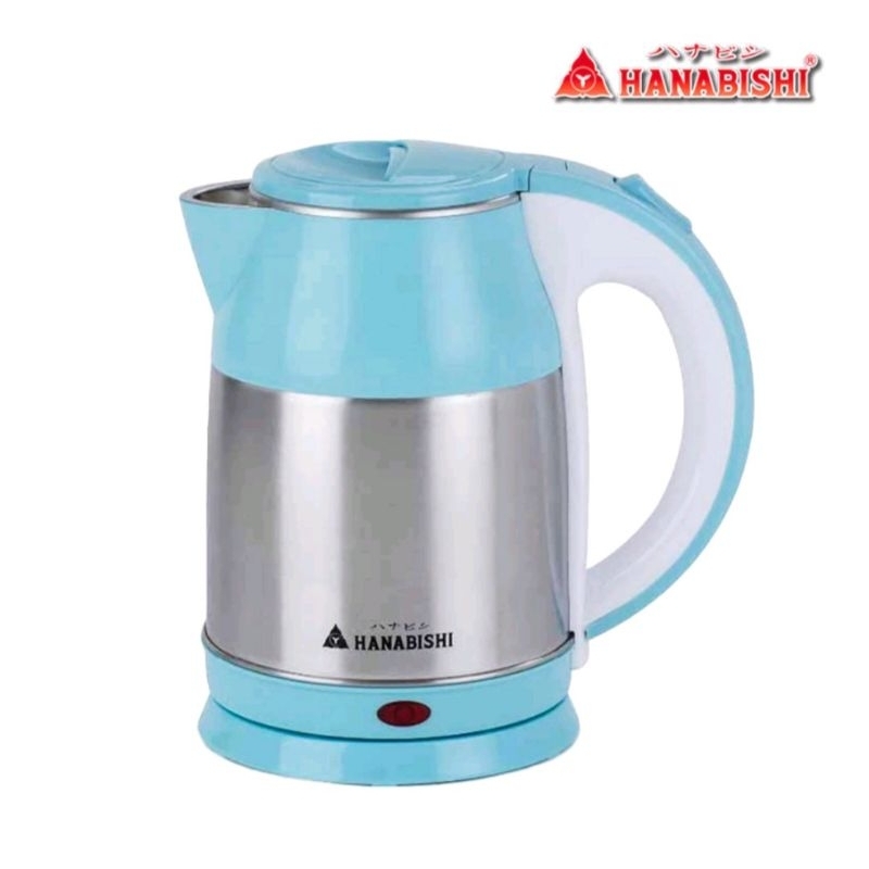 กาต้มน้ำไฟฟ้า HANABISHI 1.8 ลิตร รุ่น HMK-6102 (คละสี)
