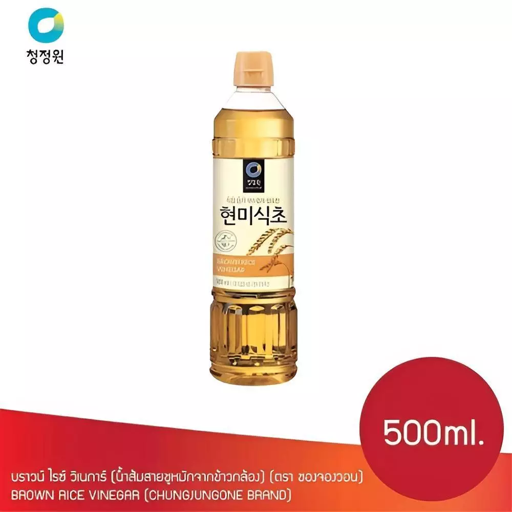 CHUNG JUNGWON BROWN RICE VINEGAR ชองจองวอน น้ำส้มสายชูหมัก จากข้าวกล้อง 500ml 청정원 현미식초