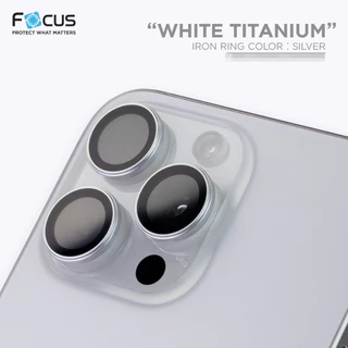 [Official] [ไอโฟน 15 Pro/ 15 Pro Max] Focus Iron Ring Titanium Matte แหวนกันรอยเลนส์กล้องขอบไทเทเนียม - ฟิล์มโฟกัส