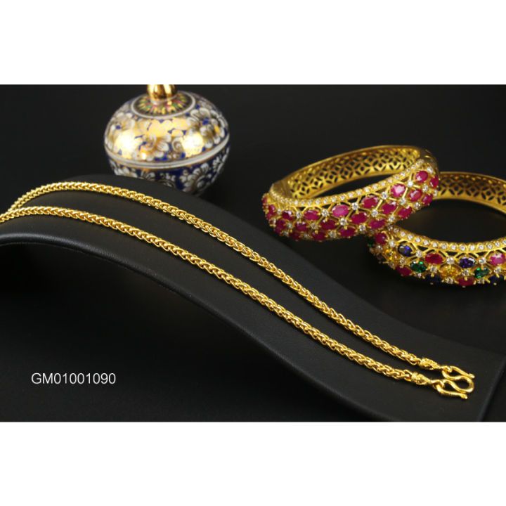 สร้อยคอหางกระรอก 1บาท 20นิ้ว GM01001090