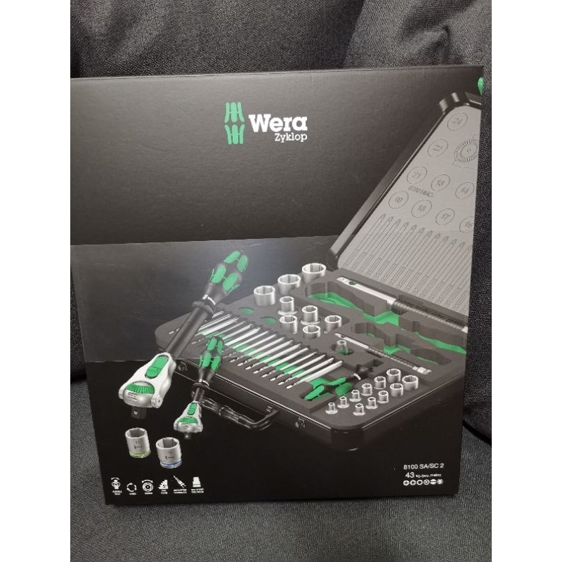 ชุดประแจ Zyklop Speed 8100 SA/SC 2 Code Nr.:05160785001 Wera