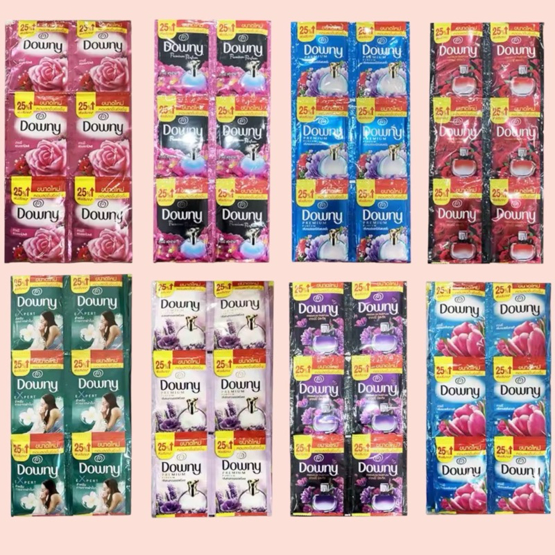 ยกแพ็ค24ซอง📌น้ำยาปรับผ้านุ่ม Comfort Downy ไฮยีน  ชนิดซอง17-23มล.