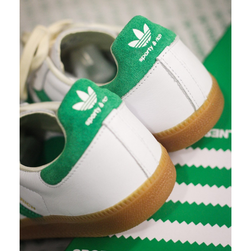 (ของแท้ 100%) adidas originals Samba og รองเท้าผ้าใบลำลองและสบายสำหรับผู้ชายและผู้หญิง