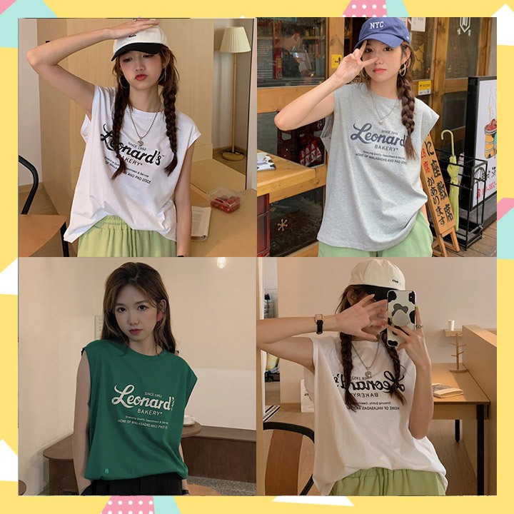 GFShop หรือจะบอกว่าหนูไม่ปังอ่ะ เสื้อแขนกุดสไตล์วินเทจ ดีเทลน่ารักจนใจสั่น แมทซ์ง่าย ใส่กับอะไรเข้ากันสุดๆ