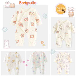 AM💗บอดี้สูทเด็กเเรกเกิดรุ่นใหม่ 0-6เดือน แบบตีนตุ๊กแก และ กร…