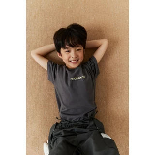 maison KEEPS Kids | The Oversized maison Logo Tee | Unisex | เสื้อยืดเด็ก ทรง oversized ผ้านุ่มพิเศษ | มีให้เลือก 3 Size