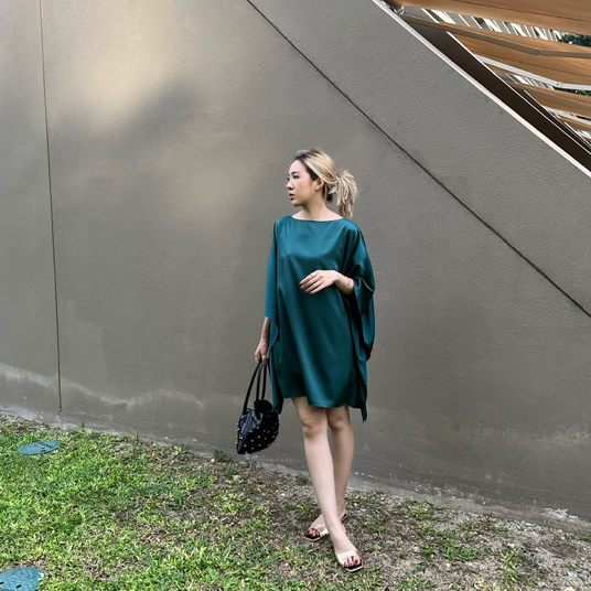 SLAY - Monaco Dress in Emerald Green
