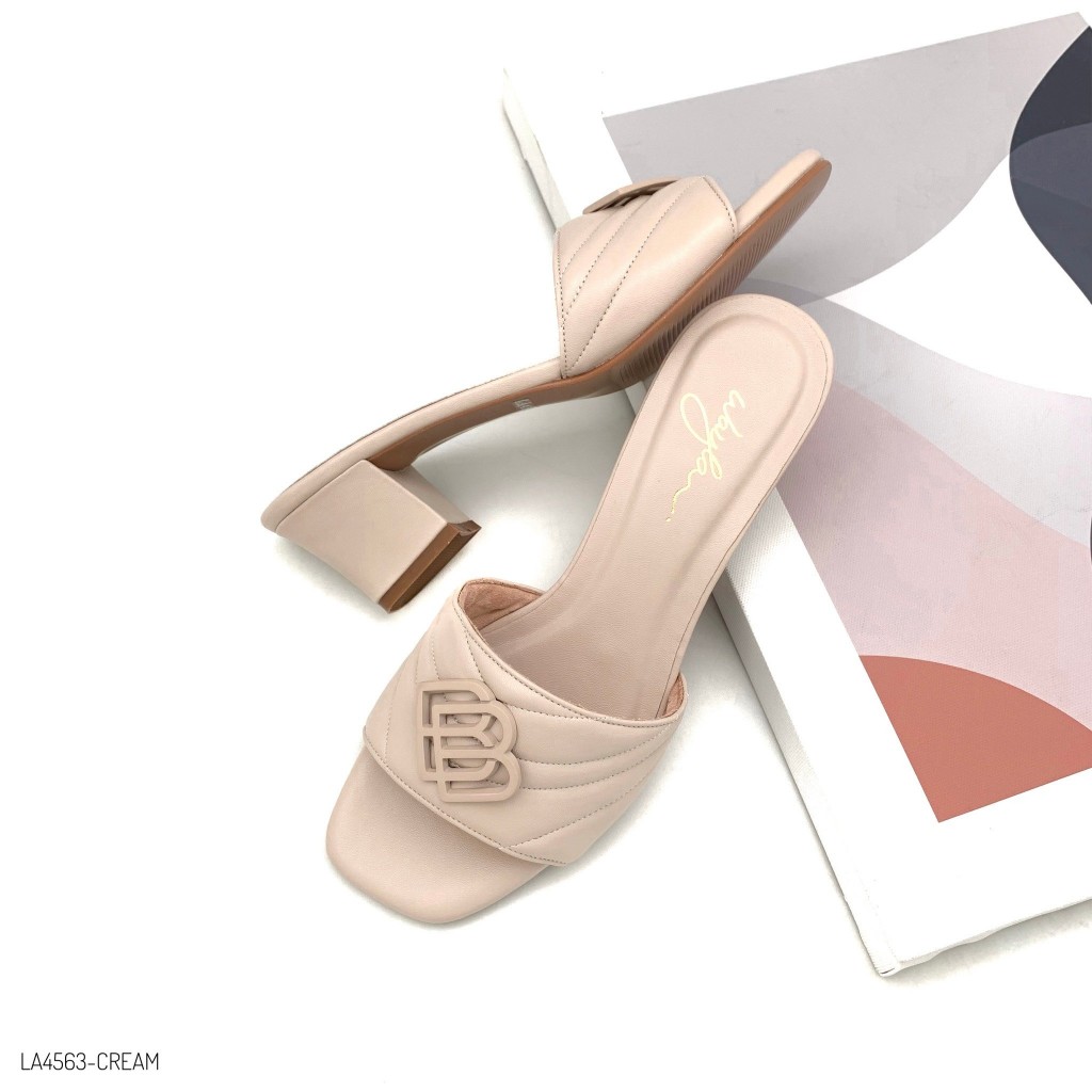 HaloBangkok รองเท้า Casual Heel หนังไมโครไฟเบอร์ รุ่น LA4563