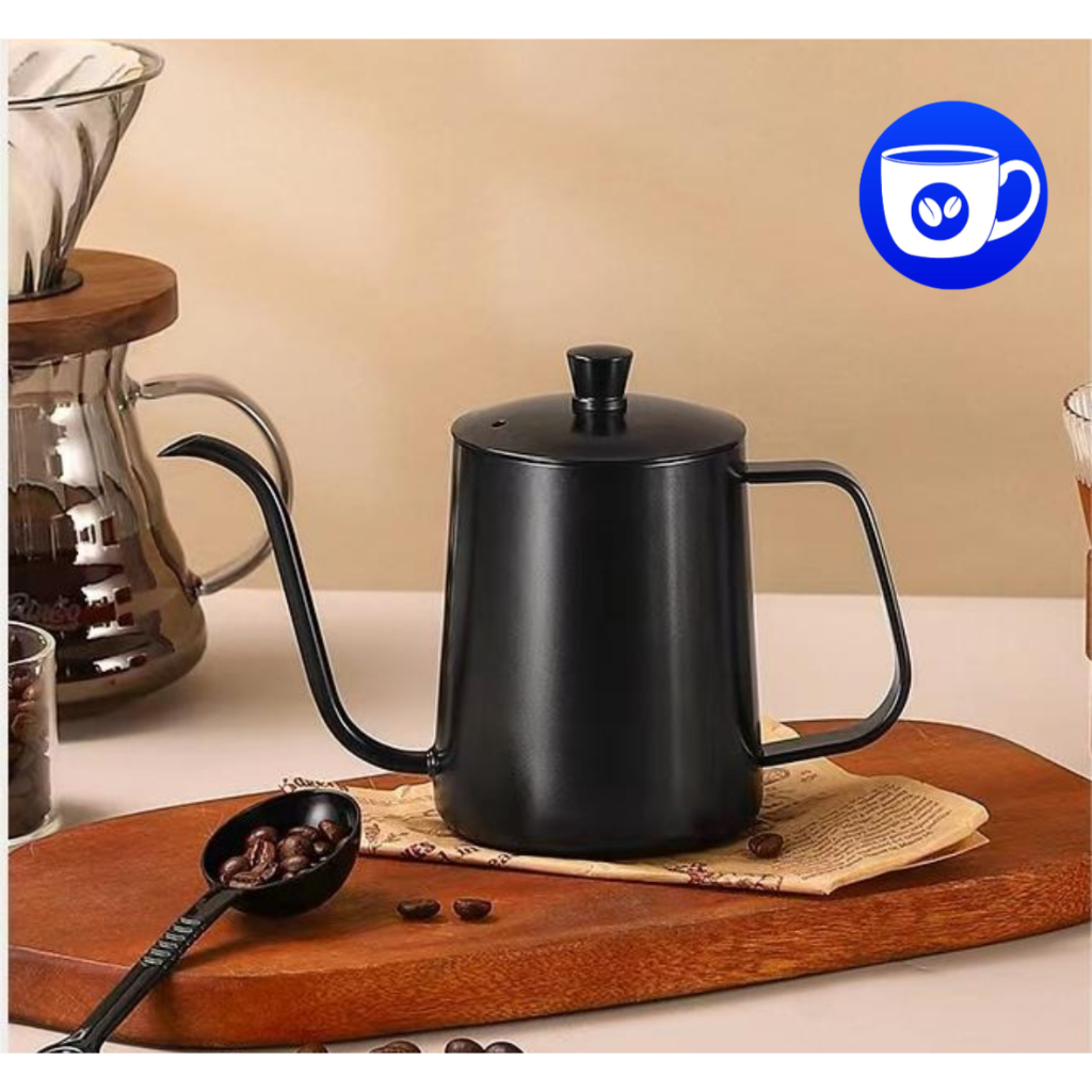 BlueBird กาดริปกาแฟ สแตนเลส สีเงิน/สีดำ 250ml/350ml/600ml Stainless Pour-Over Coffee Drip Pot