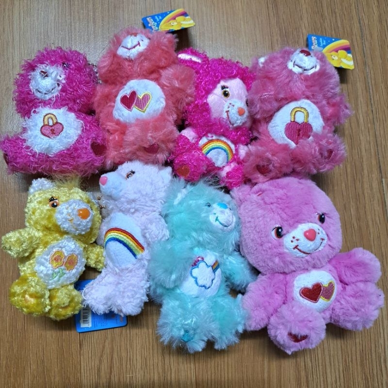 [K.S4]พวงกุญแจแคร์แบร์ขนปุยCare Bears มือสอง