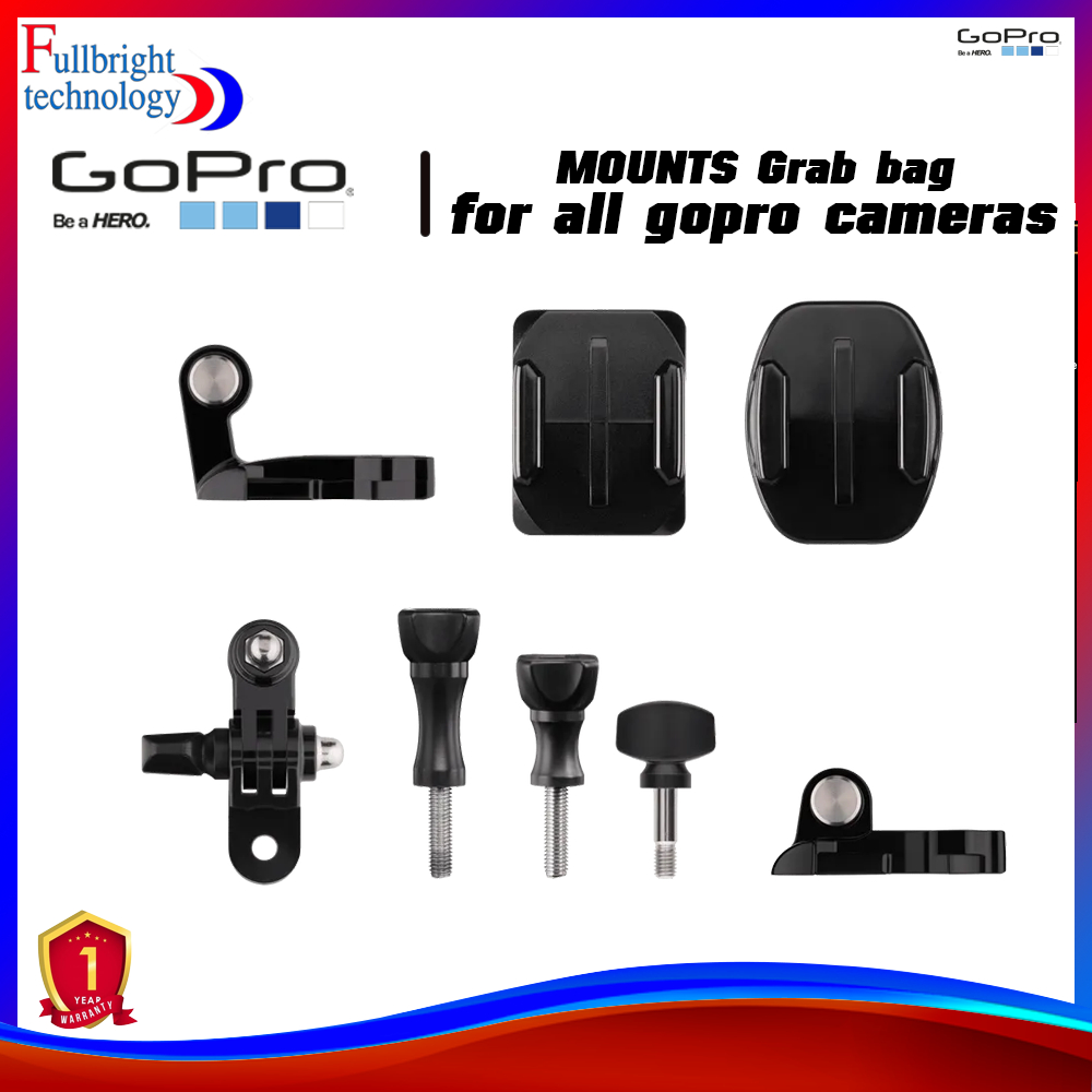 GoPro Accessories /Grab Bag อะไหล่สำรองสำหรับยึดกล้องกับอุปกรณ์ต่างๆ sparepartโกโปร น็อตโกโปร
