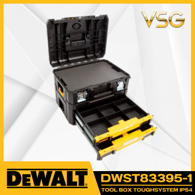 กล่องเครื่องมือ DEWALT NO.DWST83395-1 TOOL BOX TOUGHSYSTEM IP54