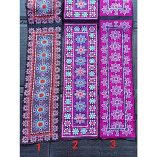 ผ้าปักม้ง 1 ผืน เส ผ้าบังหน้า ผ้าปักชาวเขา งานผ้าทอ