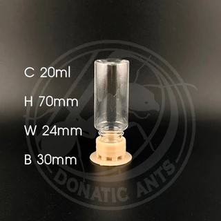 ขวดให้น้ำมด สำหรับมดที่มีขนาดขนาดเล็ก - ใหญ่ ความจุ 5-50 ml - Donatic Ants