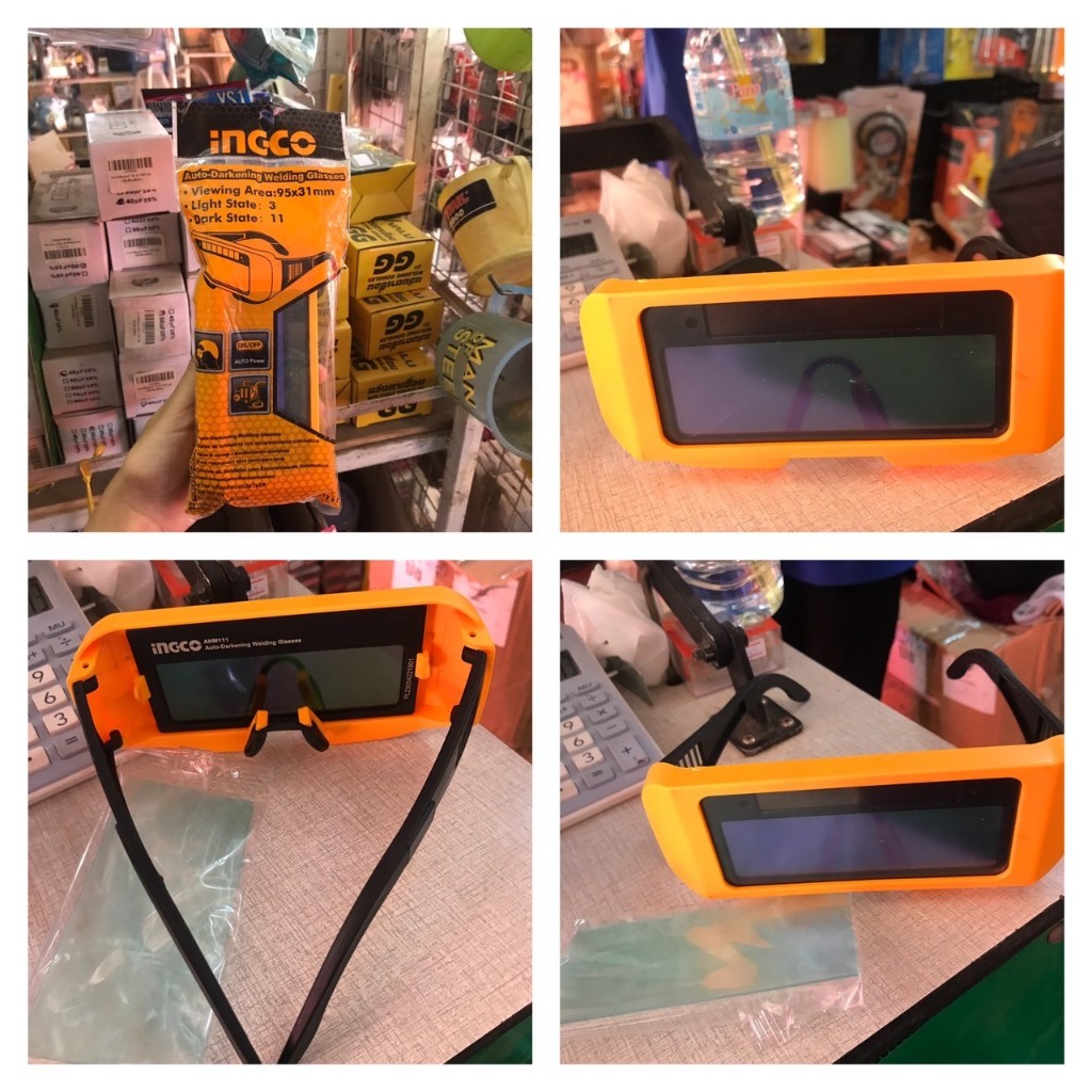 Incco แว่นตาเชื่อมออโต้ เปลี่ยนแสงอัติโนมัติ