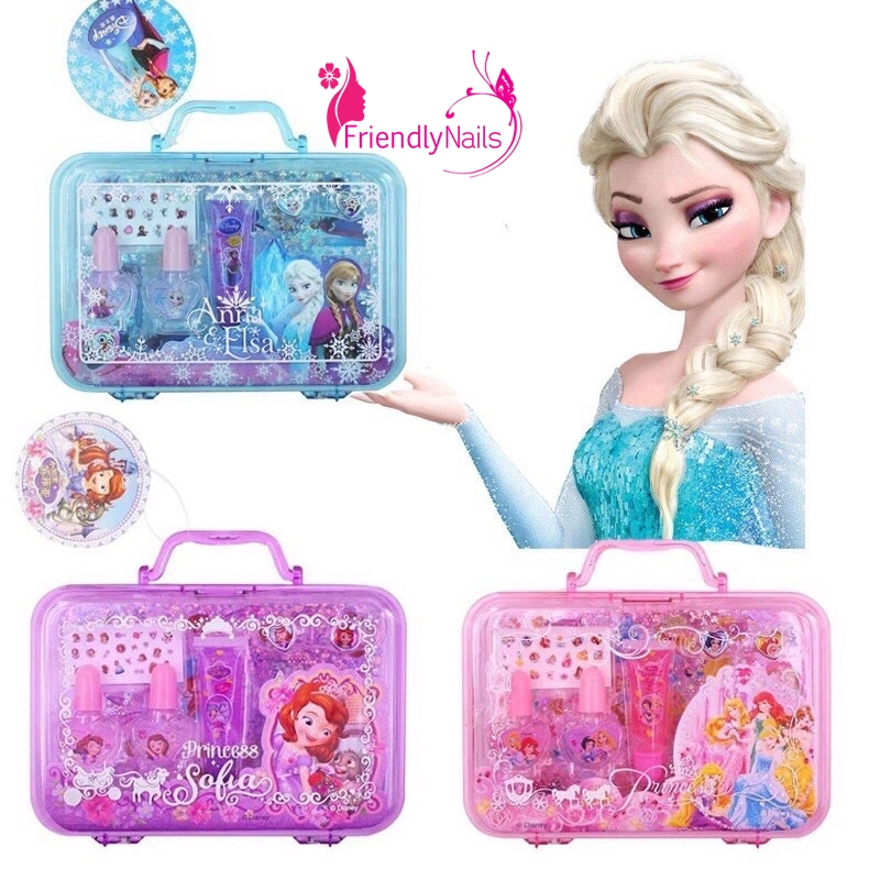 ชุดสีทาเล็บพร้อมสติ๊กเกอร์และเครื่องประดับครบชุด ของเด็กค่า