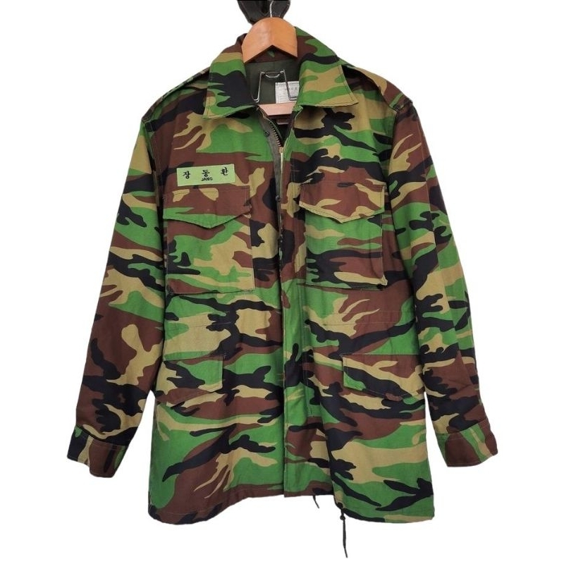 แจ็คเก็ตทหารกองทัพแท้ (M65 Woodland) 🔥 Korean Army Jacket field 🔥“มือสองสภาพดีมาก” #M90