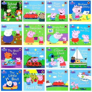 พร้อมส่งจ Peppa Pig Box Set 50 เล่ม Peppa Pig ฝึกอ่านภาษาอังกฤษ สมุดหนังสือนิทาน หนังสือเด็ก หนังสือภาษาอังกฤษเด็ก