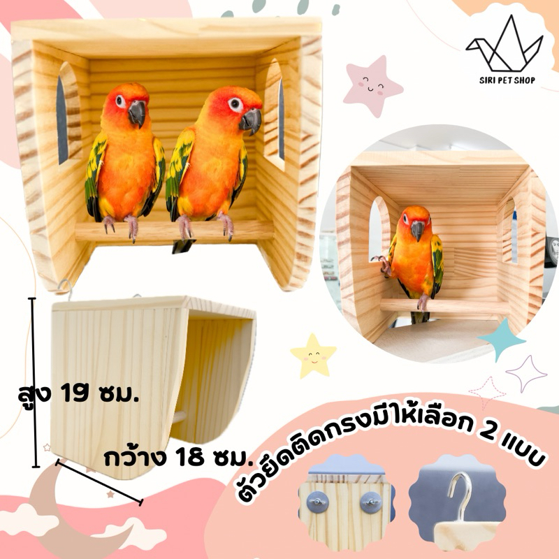 บ้านนกยืนนอนไซร์กลาง สำหรับ กรีนชีค ซันคอนัวร์ ม๊อง ค็อกกาเทล
