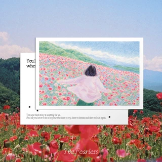 ☆ You look Best! Postcard โปสการ์ดภาพวาดสีไม้ days of light