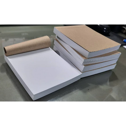 สมุดฉีกไม่มีเส้น กระดาษโน๊ต เล่มเล็ก กระดาษก้อน กาวหัว ขนาด 3.5x4.75นิ้ว/ 2.2x5นิ้ว /4x5นิ้ว เล่มละ100 แผ่น