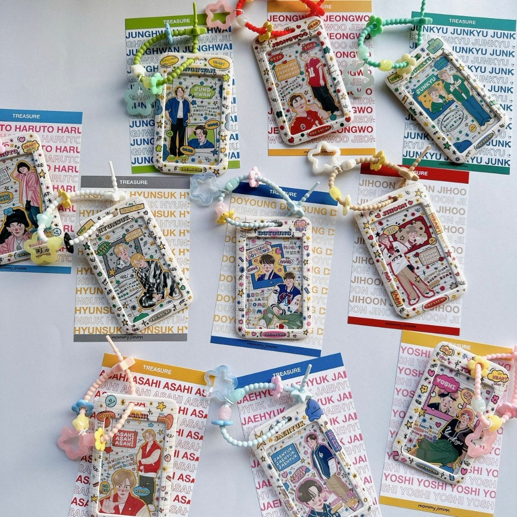 Card Holder พร้อมสายคล้องสุดน่ารัก เทรเชอร์ B.O.M.B by mommyjiminn