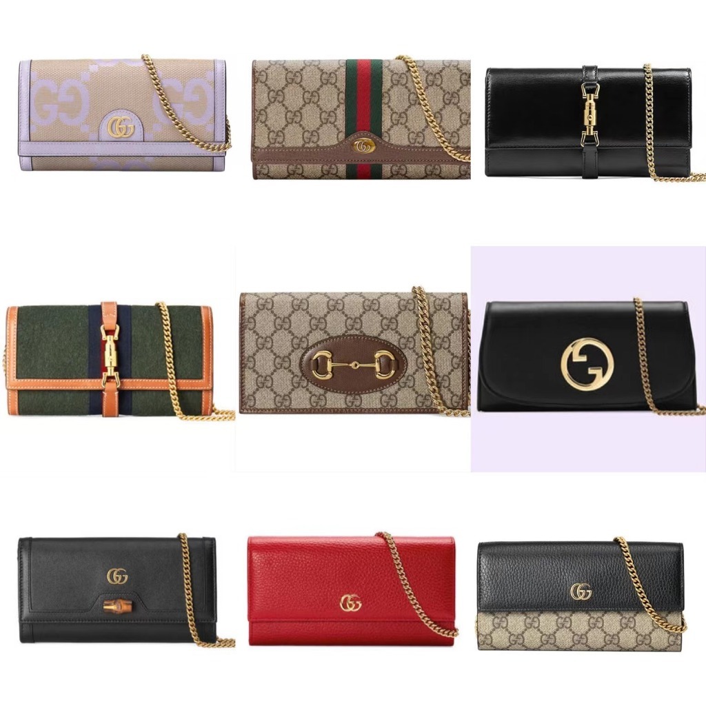 Gucci/กระเป๋าสตางค์/กระเป๋าสะพาย/ของแท้ 100%