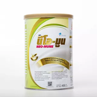 NEO-MUNE Vanilla Flavor 400 g. นีโอ-มูน กลิ่นวานิลลา 400 g. สำหรับผู้ป่วยที่ต้องการโปรตีนและพลังงานสูง จำนวน 1 กระป๋อง