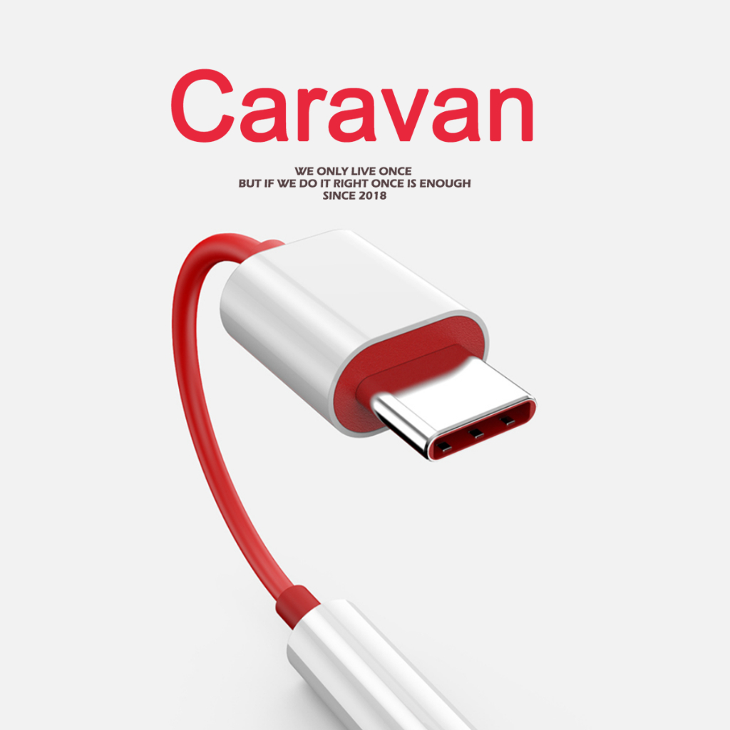 Caravan Crew (ไม่รองรับ5G)Type-C to 3.5mm Conventer Adapter Earphone Audio Aux Cable สายแปลงหูฟัง สายแจ็คหูฟัง อะแดปเตอร