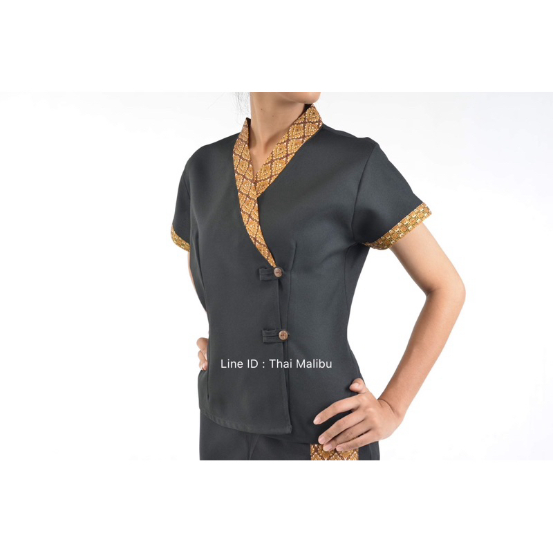 เสื้อสปา ผ้าโซล่อน (พร้อมส่ง) – โปรปัง
