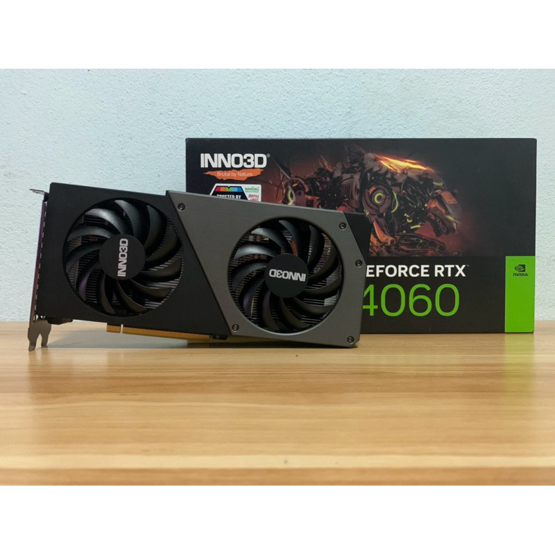 INNO3D RTX 4060 8GB ( มือสอง ) แถมค้ำการ์ดจอ RGB