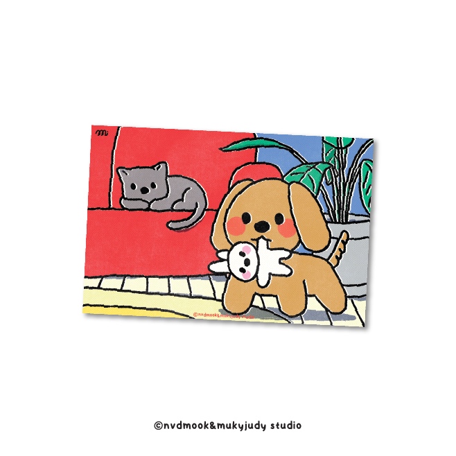 Zoozoo : Welcome back! postcard โปสการ์ด