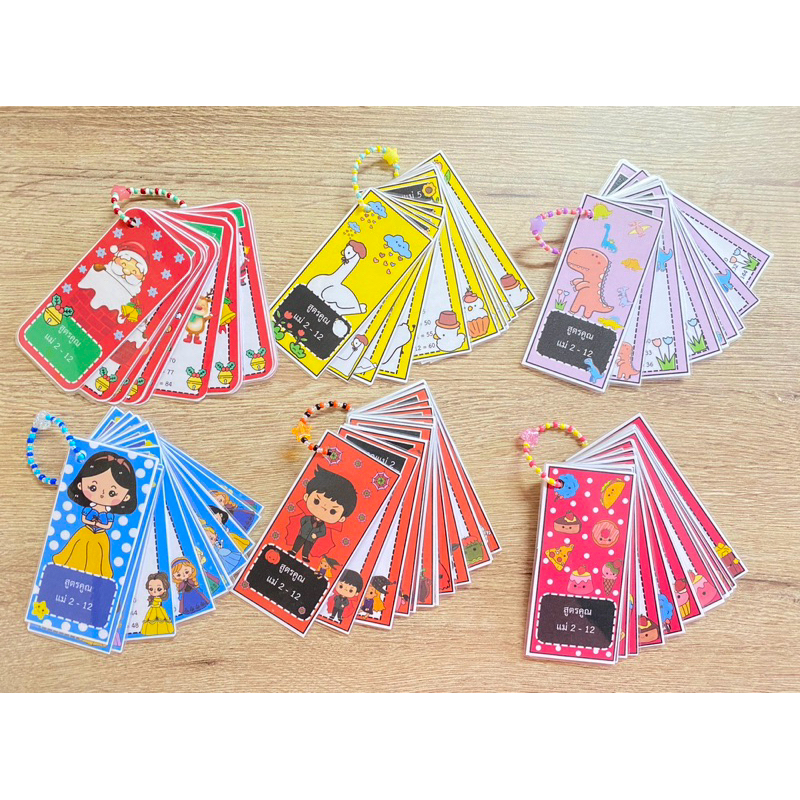 สูตรคูณทำมือพกพาแม่ 2-12