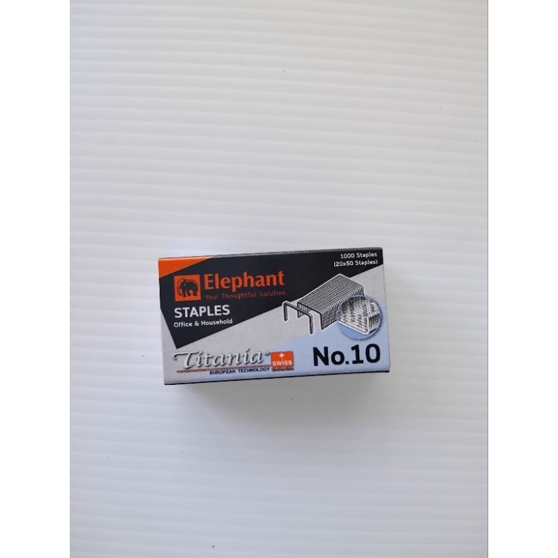#Elephant ลวดเย็บ กระดาษ No.10 Titania