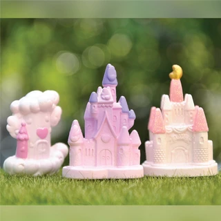 โมเดลบ้านเจ้าหญิงสีชมพู - สำหรับตกแต่งบ้าน สวนถาด อื่นๆ