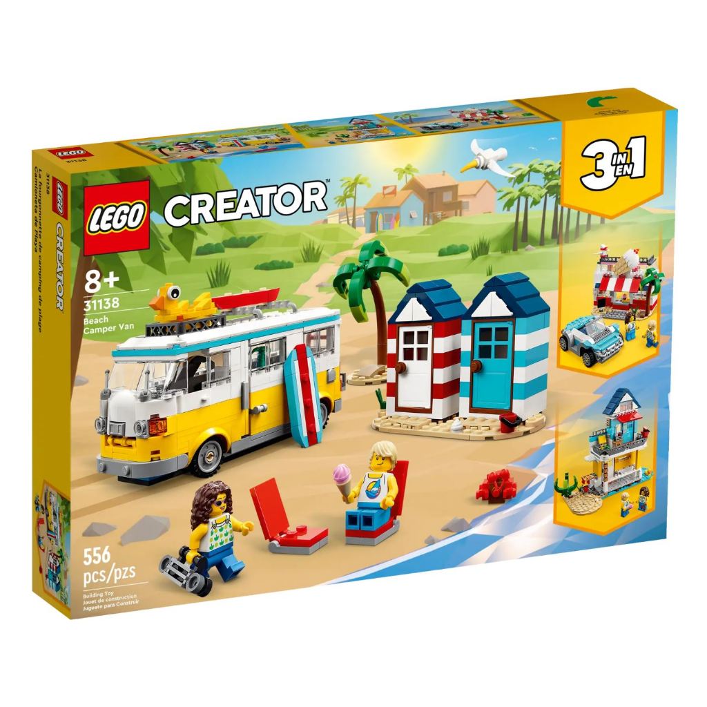 LEGO® Creator 3in1 Beach Camper Van 31138
