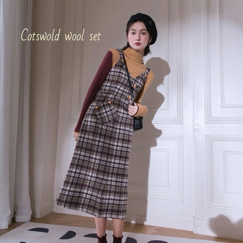 on.december25 : cotswold wool dress & sweater sets Size: S มือ ✌️