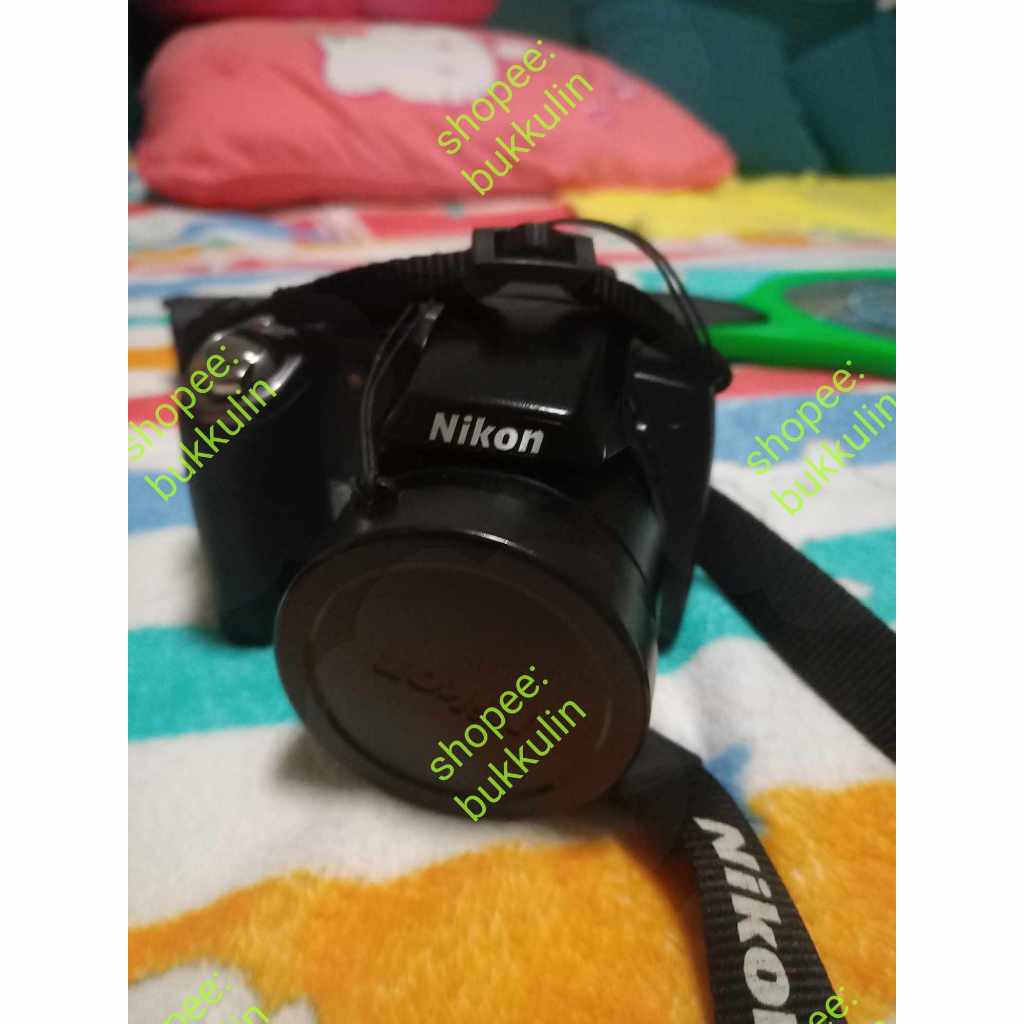 (่ตำหนิมุมรูปด้านบนเป็นสีดำ) กล้องมือสอง Nikon Digital Camera Coolpix (Cool Pix) P80