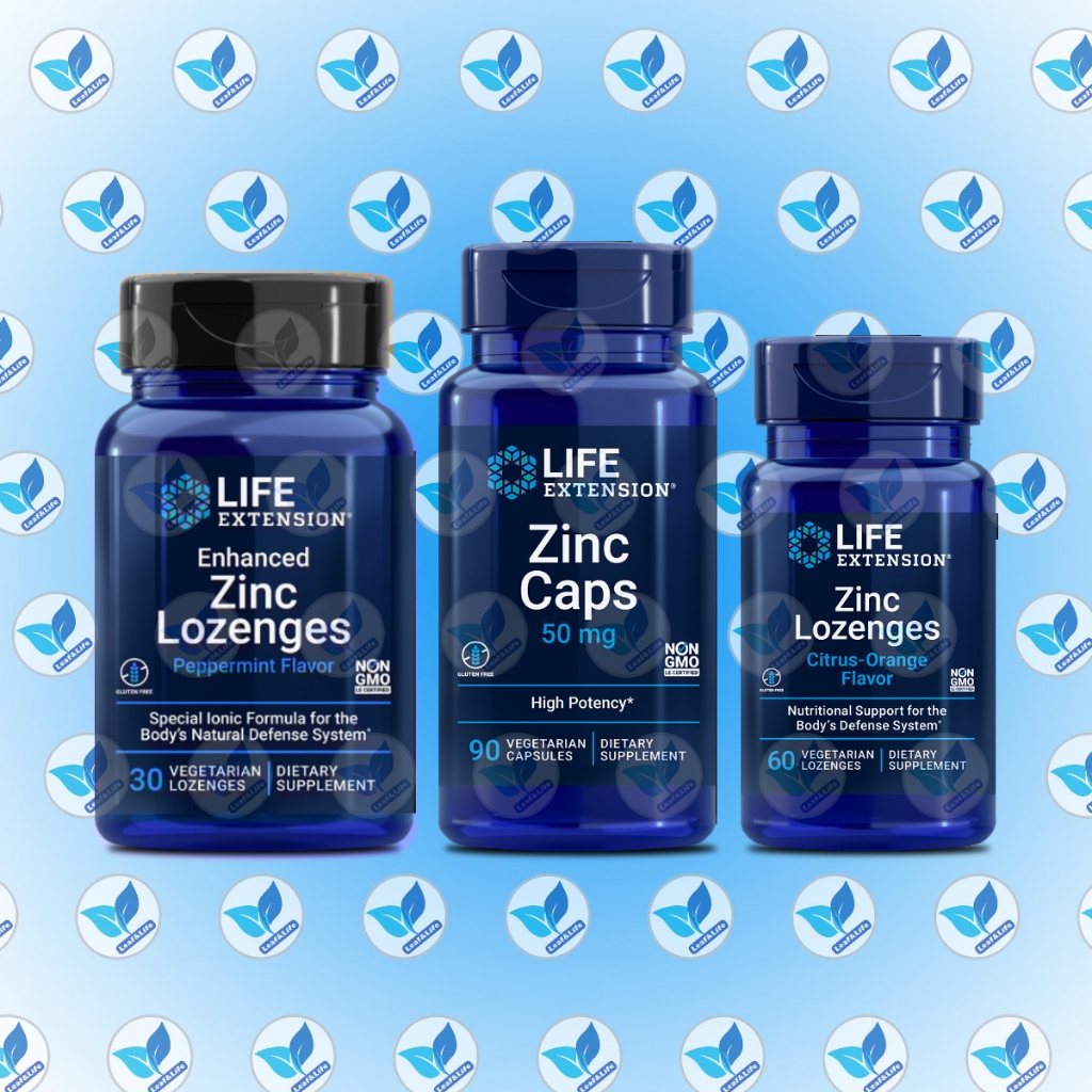 Life  Extension  Zinc / 50 mg / Citrus-Orange Flavor.