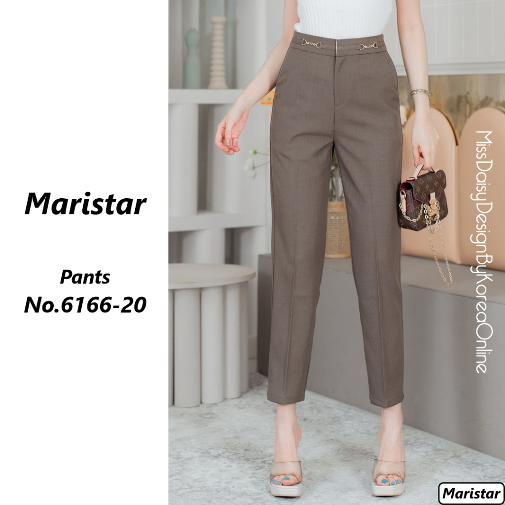 Maristar กางเกงขายาว 9 ส่วน No.6166 ผลิตจากผ้า Polyester 100％