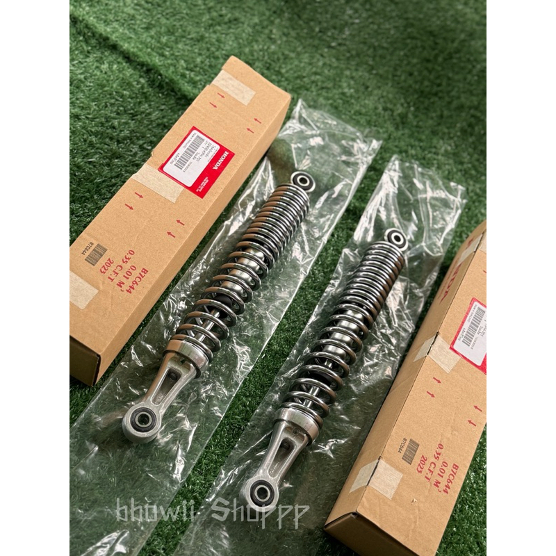 ‼️เเท้ศูนย์‼️โช้คหลังเวฟ125บังลม/เวฟ125S/R ความสูง320มิล (ราคาต่อ1คู่) สปริงเงา แท้ศูนย์