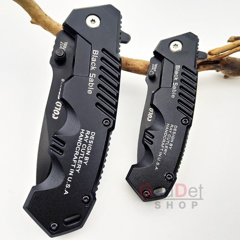มีดครัว Cold Steel Black Sable 15.5/20 cm สแตนเลส แคมป์ปิ้ง พับเก็บได้ ทำอาหาร ปลอกผลไม้ ราคา ถูกที่สุด ดีลบีเคเค แกลเลอรีภาพที่ 4