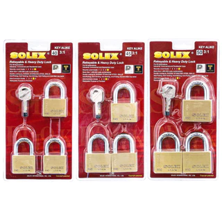 กุญแจคีย์อะไลท์SOLEX (3ตัวชุด) มีให้เลือกทั้งคอสั้น และคอยาว