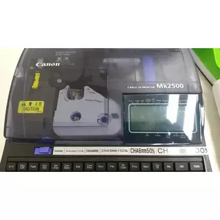 ผ้าหมึก ของเทียบเท่า CANON สำหรับ เครื่องพิมพ์ปลอกสายไฟ MK1500 MK2600 MK-RS100B PT-200BK ออกบิลแวท*