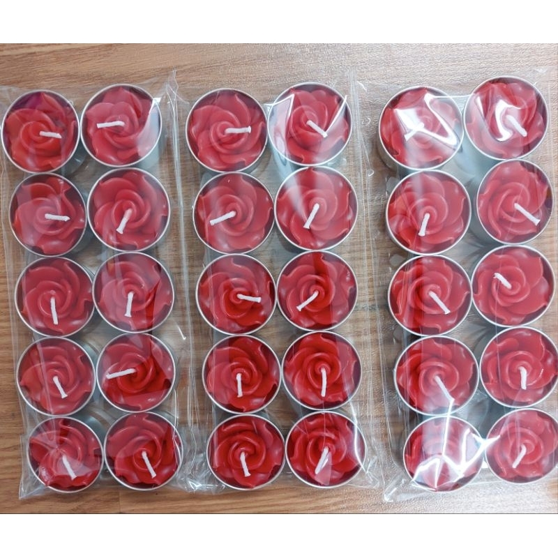 กุหลาบสีแดง แพ็ค10ชิ้น 35 บาท