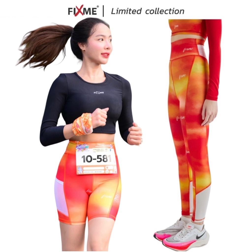 ⚠️Clearance Sale! กางเกงวิ่ง เอวสูงพิเศษ รุ่น Sunshine  กางเกงฟิตเนส กางเกงโยคะ