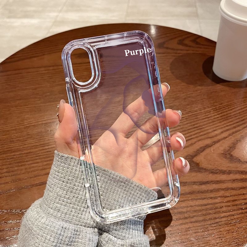 หุ้นไทย COD เคสโทรศัพท์ใสกันกระแทก for iPhone 11 15 14 Pro Max 6s 7 8 Plus XR X XS Max 12 13 Pro Max SE เคสทาสีคุณภาพสูง