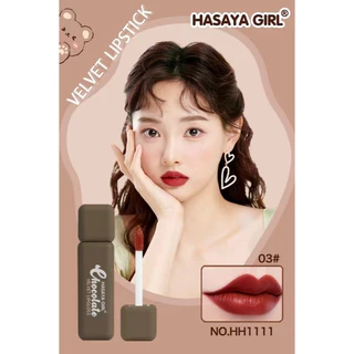 HASAYA GIRL Chocolate Velvet Lip Gloss Set เซตลิปกลอส ช็อกโกแลต ริมฝีปากสวยอวบอิ่ม